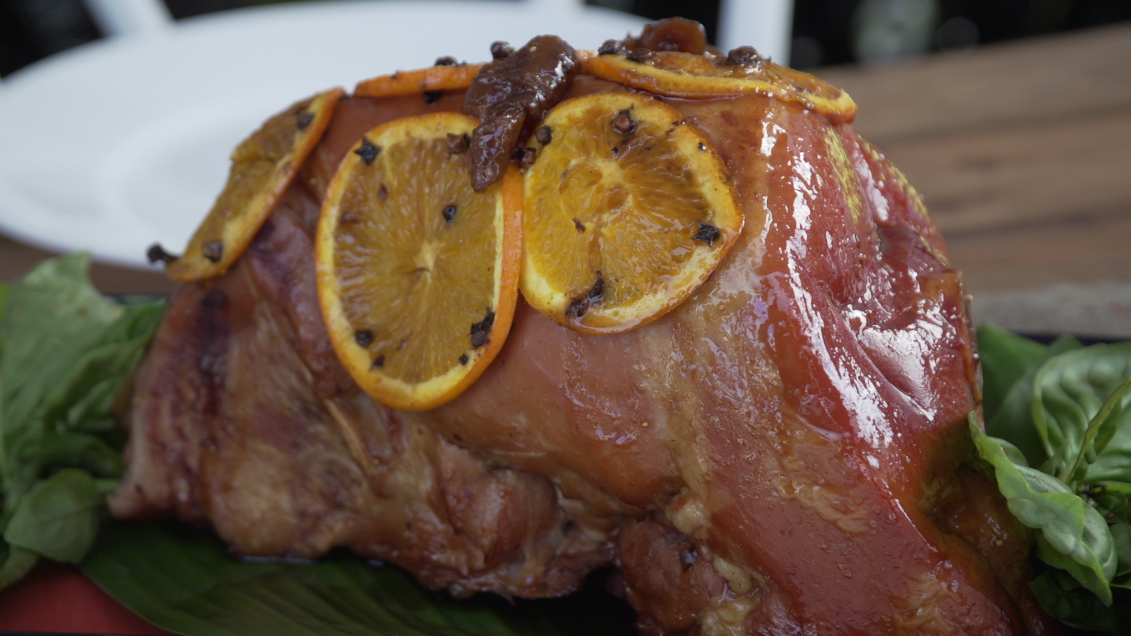 Fig And Ginger Glazed Ham Recipe